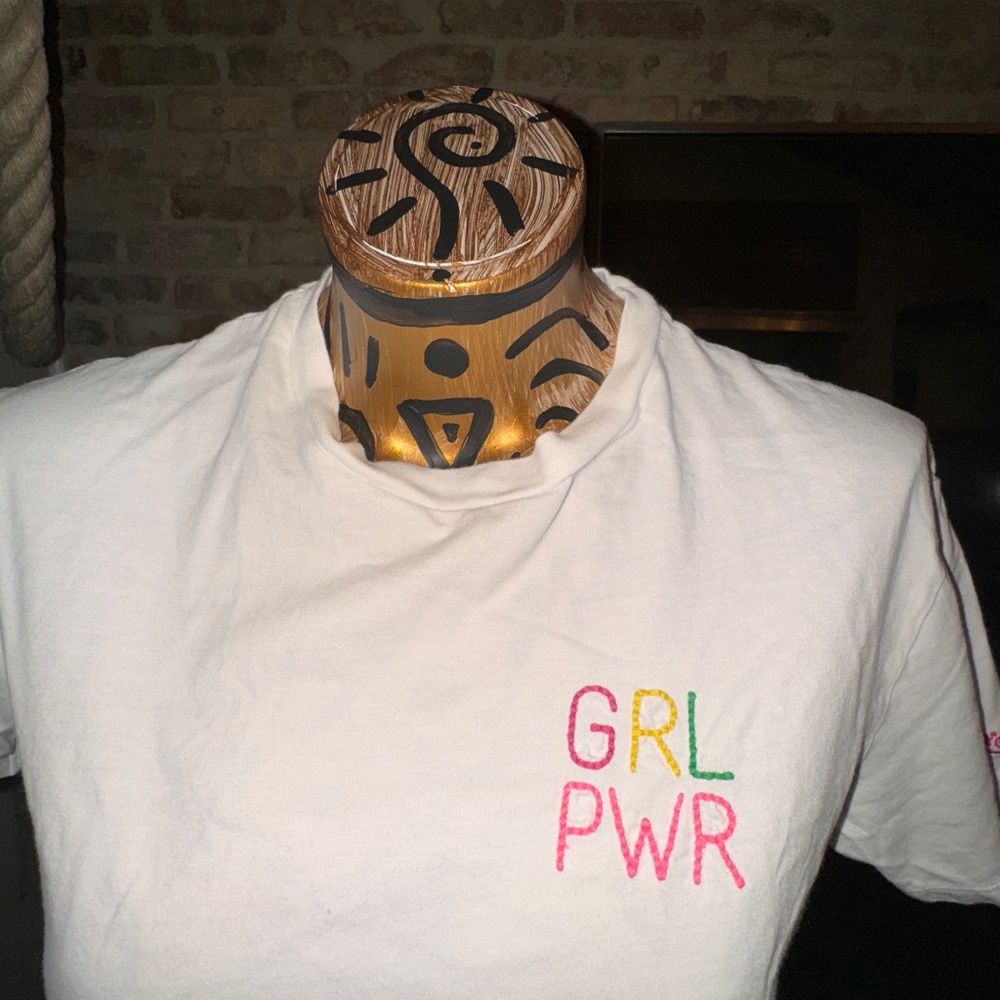 Saint Barth Girl Power embroidered Tshirt
